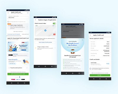 Apply Credit card - Mobile App adobexd app branding color pallets 😉 dailyui design figma design illustration logo mobileapp ui web