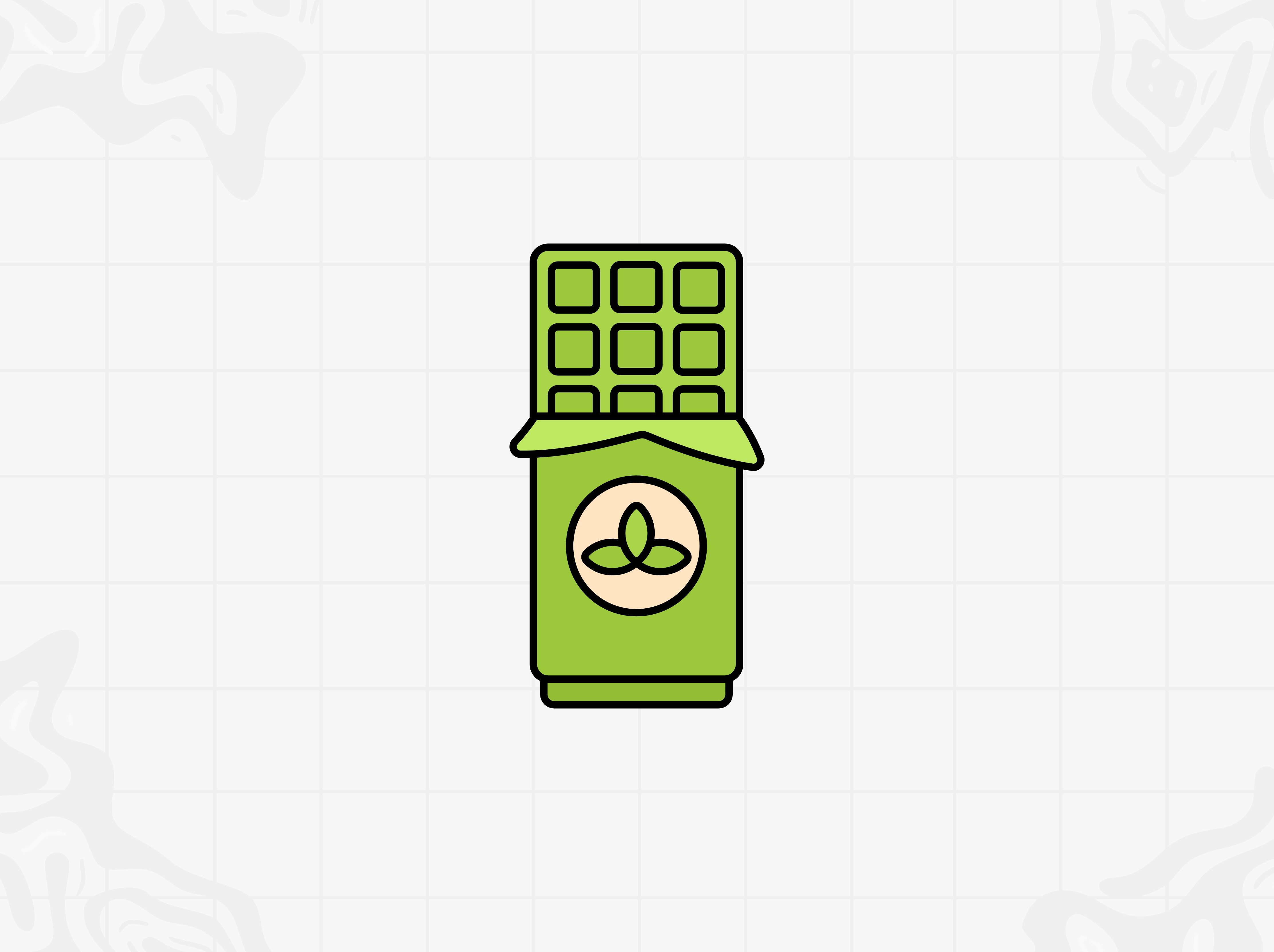 Chocolate Bar Icons design flat design graphic design greentea greentea icon greentea icon design greentea icon pack greentea icon set icon icon design icon pack icon set ui