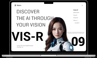 Robon Ai Website Design - AI Assistant for Everyday Life 3d ai ai app ai landing page ai web design animation app chatboard chatgpt daily assinment design logo mobile app motion graphics ui ux web design