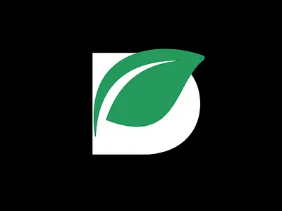 D LOGO GREEN branding graphic design logo
