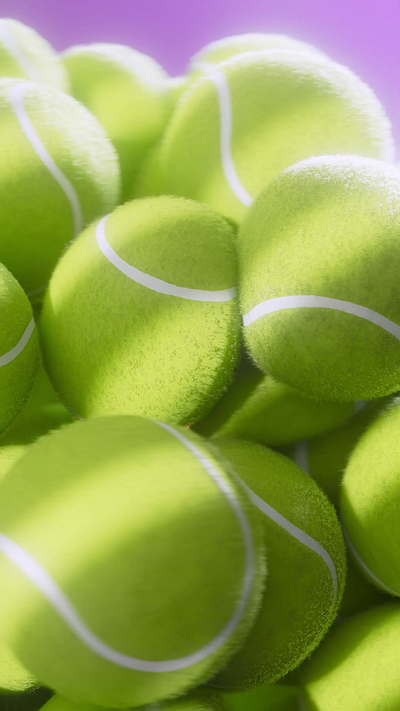 tennis balls 3d animation balls c4d design graphic design illustration motion graphics tennis tennis balls