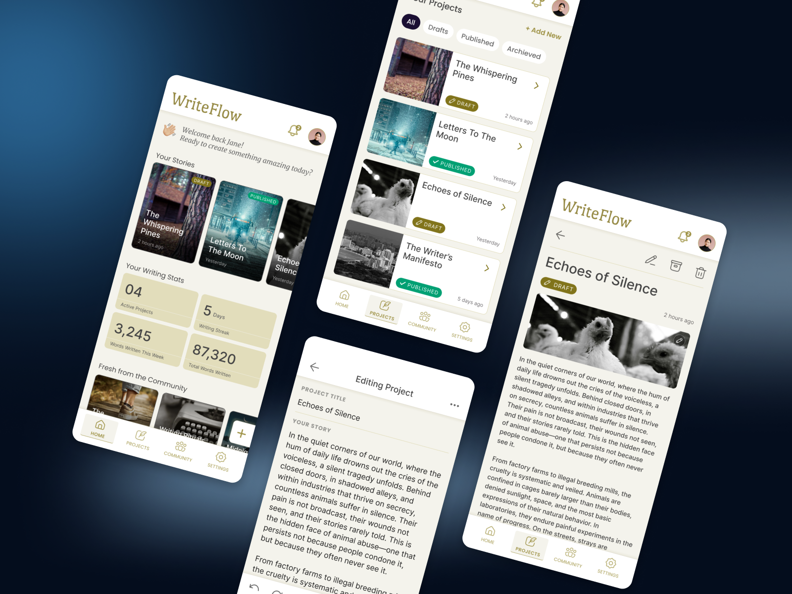 WriteFlow | Clean & Focused Writing Experience Image 2