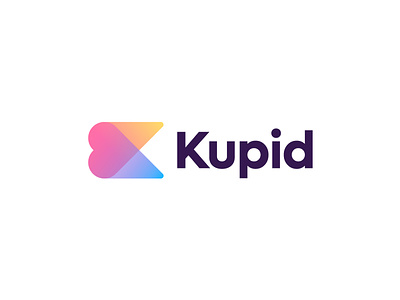 Logo concept for dating app app branding couple date dating heart k kupid kupidon logo love monogram