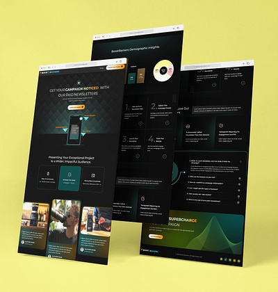 BoostBacker Website Design