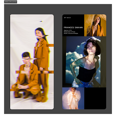 Fashion-Card app branding design fi graphic design illustration logo ui ux vector