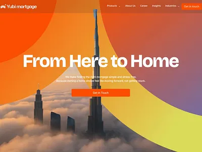 Yubi Mortgage aftereffects animation branding design logo motion website