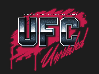 UFC 80's Concept branding design graphic design illustration logo typography vector