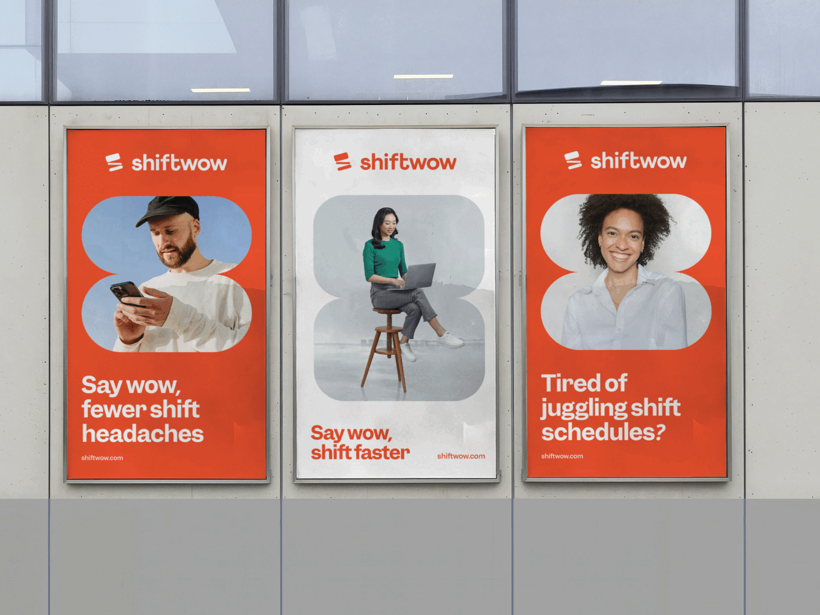 Shiftwow - Branding pt. 2 3d brand design branding calendar logo logo design scheduling