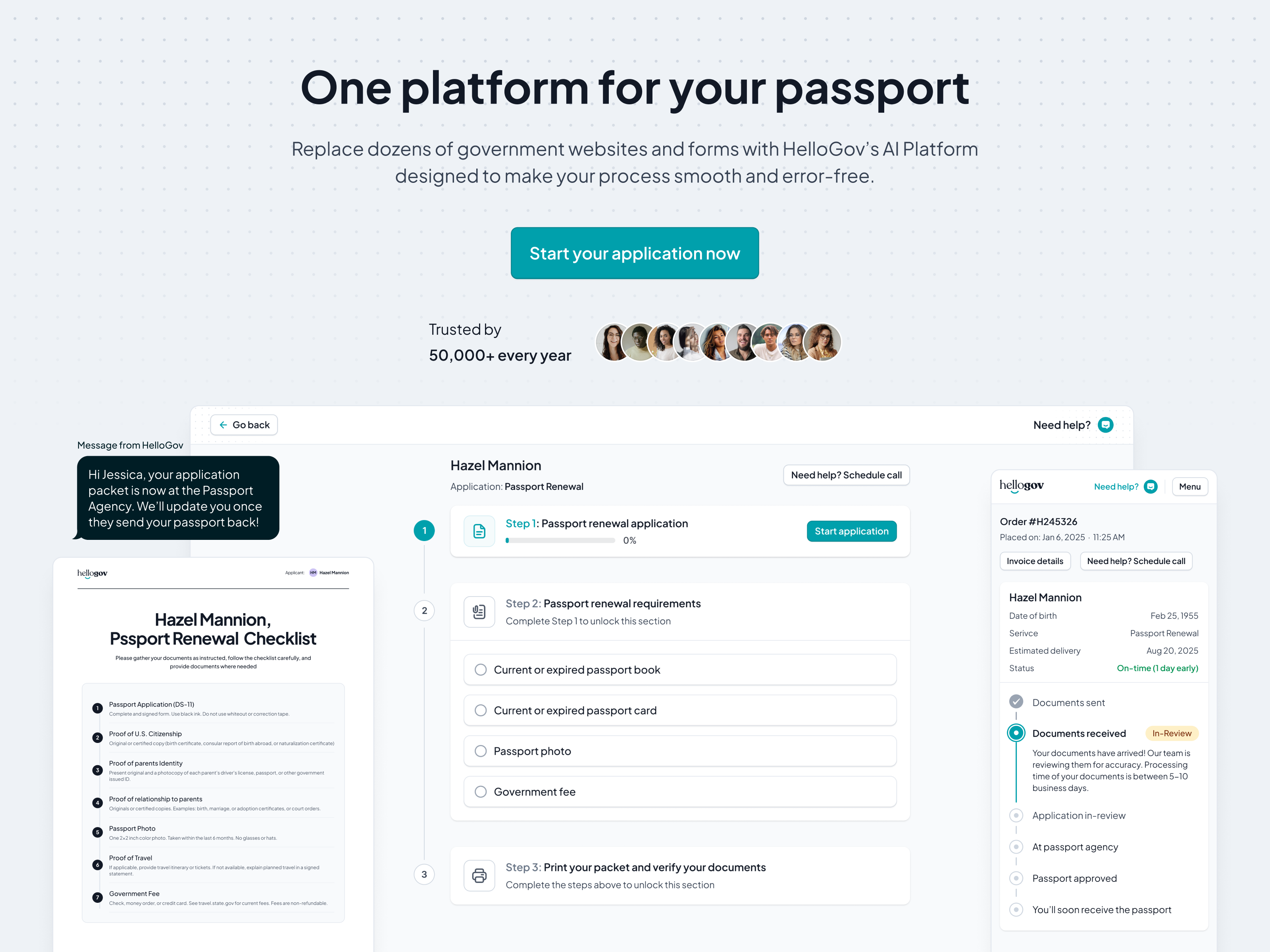 🛂 One platform, your whole passport process — in one place application checklist crm document document application document form egov form government government service onboarding passport passport application shipping shipping tracking sms step by step tracking