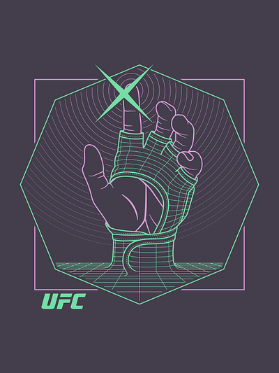 UFC "The Touch" Concept branding design graphic design illustration logo vector