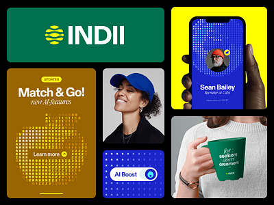 Indii AI Branding brand brand guidelines brand identity brand sign branding design graphic design halo lab identity logo logo design logo designer logotype marketing packaging smm visual identity