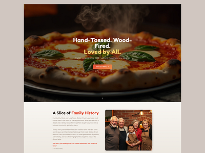 Golden Crust Pizzeria Website animation branding business design graphic design illustration landing landingpage logo typography ui ux vector website