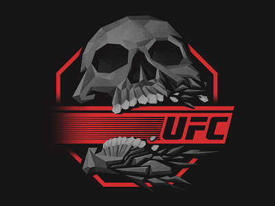 UFC Geoskull Concept branding design graphic design illustration vector