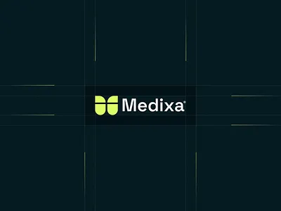 Medixa® - Modern Healthcare Logo & Branding 3d animation brand guidelines brand identity branding agency branding logo color palette healthcare branding healthtech design landing page design logo branding logo design minimalist logo modern logo product design saas branding typography uxui design visual identity website design