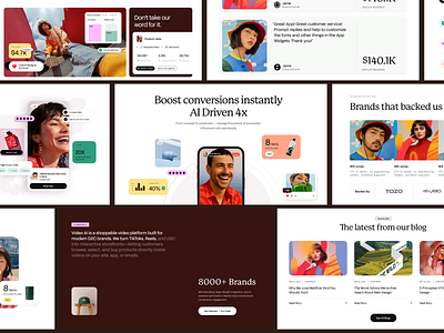 Website Design - AI Sales Agent Deck ads ai agent ai landing page ai landing page design ai product page ai sales agent ai website campaign landing page design plugin product sales shopify shopify plugin video video commerce video reel web web designer website design
