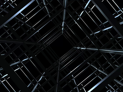 Through The Grid 3d 3d visualisation animation dark future futuristic motion motion graphics night spline