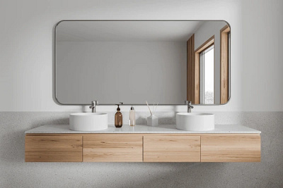 Oak Bathroom Wall Cabinet | bathroomnation.co.uk bathroominspiration bathroomstorage homedecor interiordesign naturalinteriors oakcabinet