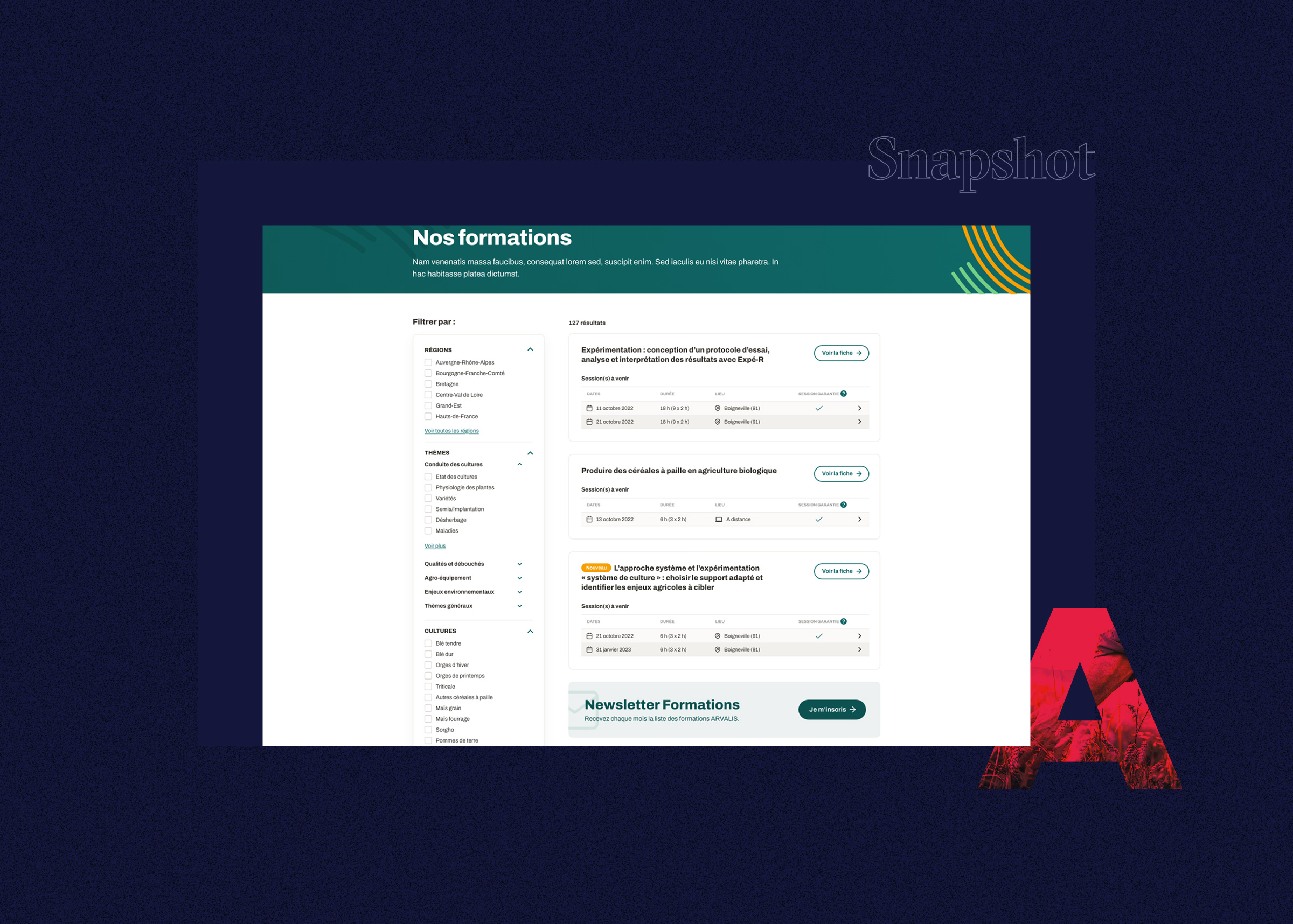 ARVALIS brand rejuvenation and new website Image 0