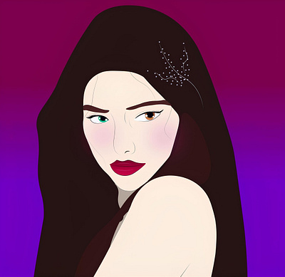 She's perfect ❤️‍🔥 aesthetic design digital digitalartwork graphic design illustration арт цифроваяиллюстрация цифровойрисунок