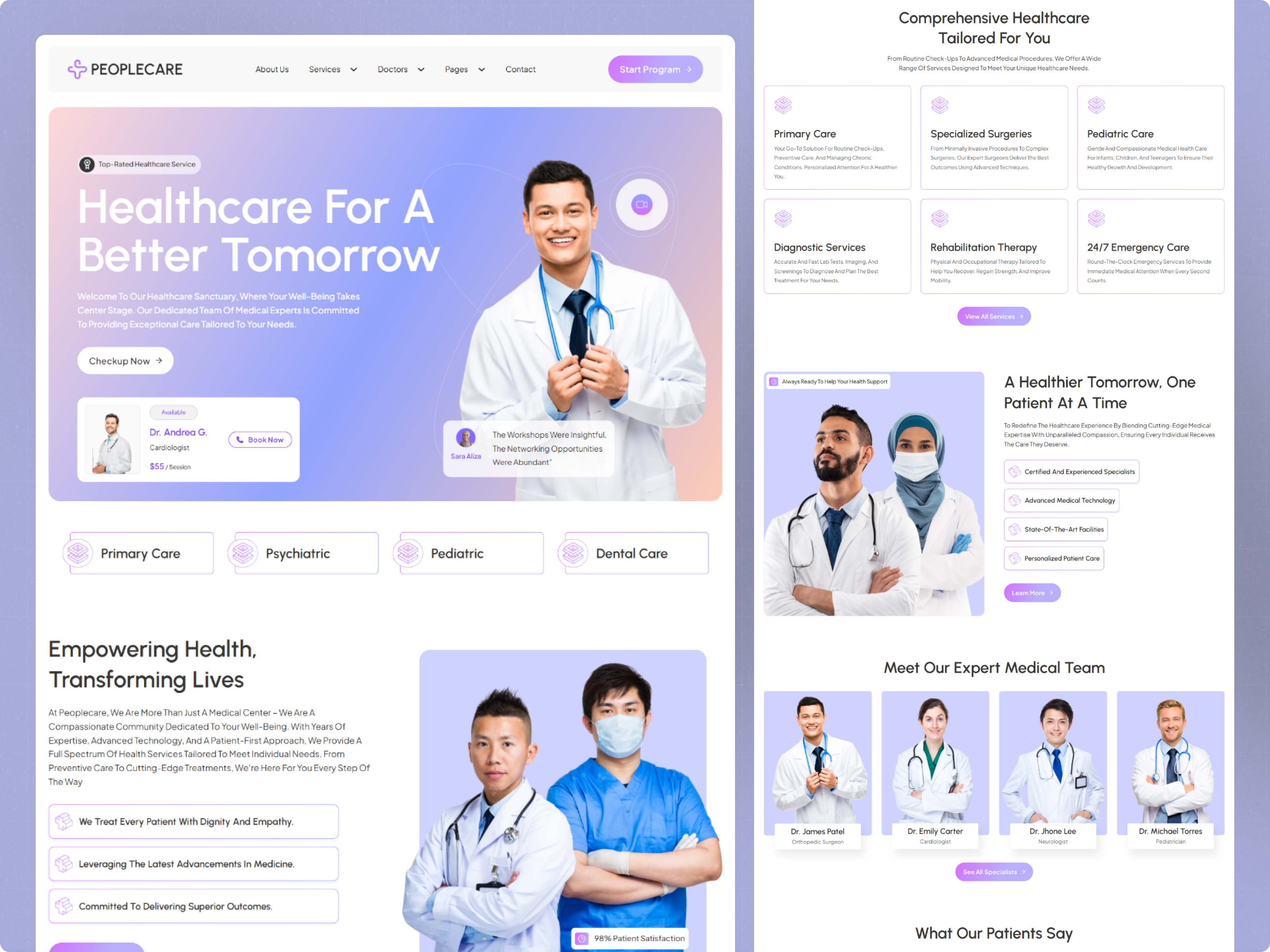 Example of Landing Page Design