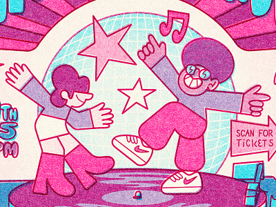 Stretford Shindig Event Poster charity charity event digital illustration event flyer flyer flyer design fund raiser illustration music non profit party flyer poster poster art poster design poster illustration psychedelic poster riso risograph typography vintage poster