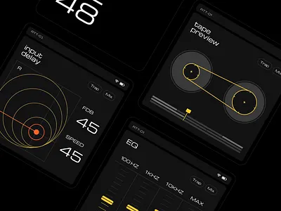 Forget another mobile app. UI lives everywhere. animation audio audio gear branding graphic design motion graphics motiongraphics teenageengineering ui
