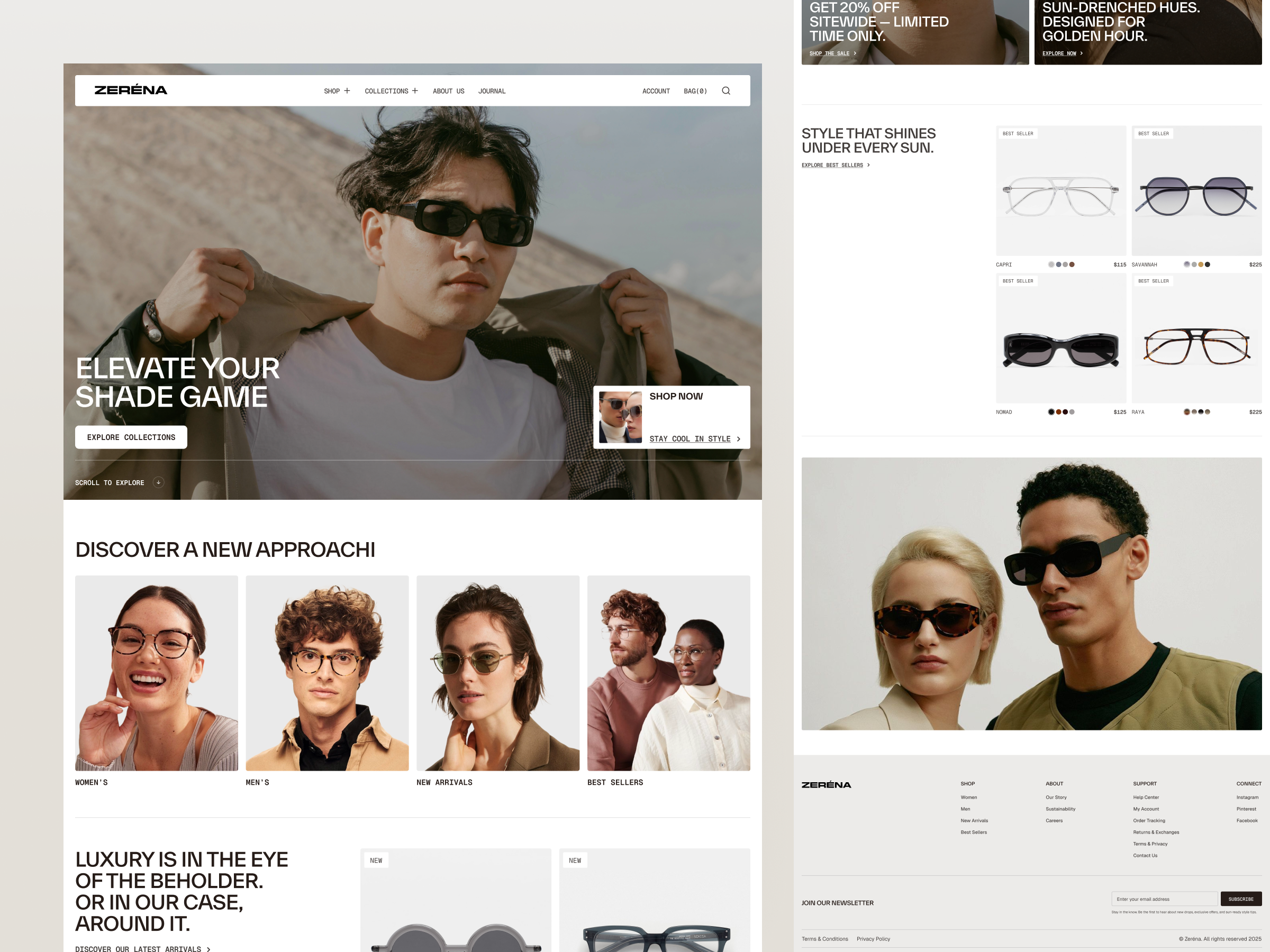 Example of Premium Website UI/UX Design