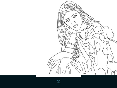 Portrait Practice_ Shruti Haasan_In Lines_09 illustration