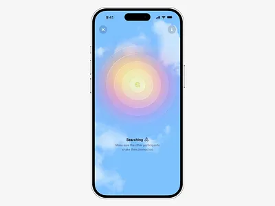 user searching / interaction app avatar button cards figma gradient icons interaction ios mockup navigation prototype search