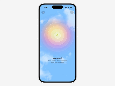 user searching / interaction app avatar button cards figma gradient icons interaction ios mockup navigation prototype search