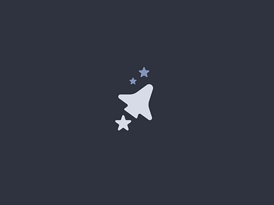 Shuttle branding design icon identity illustration logo mars minimal moon musk shuttle simple space star stars sun trave voyage voyager x