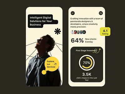 mobile layout app branding design fi graphic design illustration logo ui ux vector