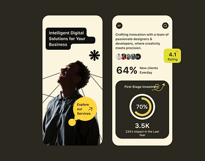 mobile layout app branding design fi graphic design illustration logo ui ux vector