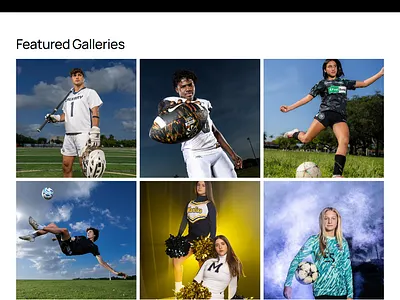 Photography Portfolio, Modern Full SEO 4 Page Website Design