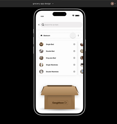 Figma - Smart animate ui