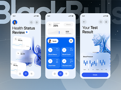 Health care application mobile ui design app app design b2b broker clinic design health healthcare insurance ios medical medical care medtech mobile mobile app pmr saas telemedecine uhr uxdesign