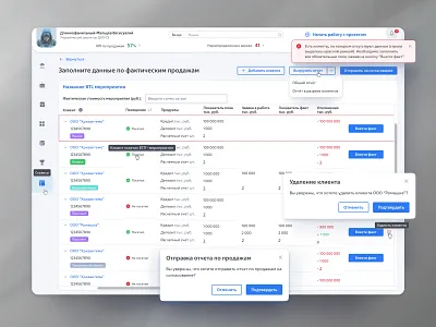 UX/UI of the service for working with BTL events banking application banking interface banking service cms crm dashboard event manager fintech guidelines design interactive prototype personal account process monitor prototyping reporting service table service task manager ui user flow ux web design
