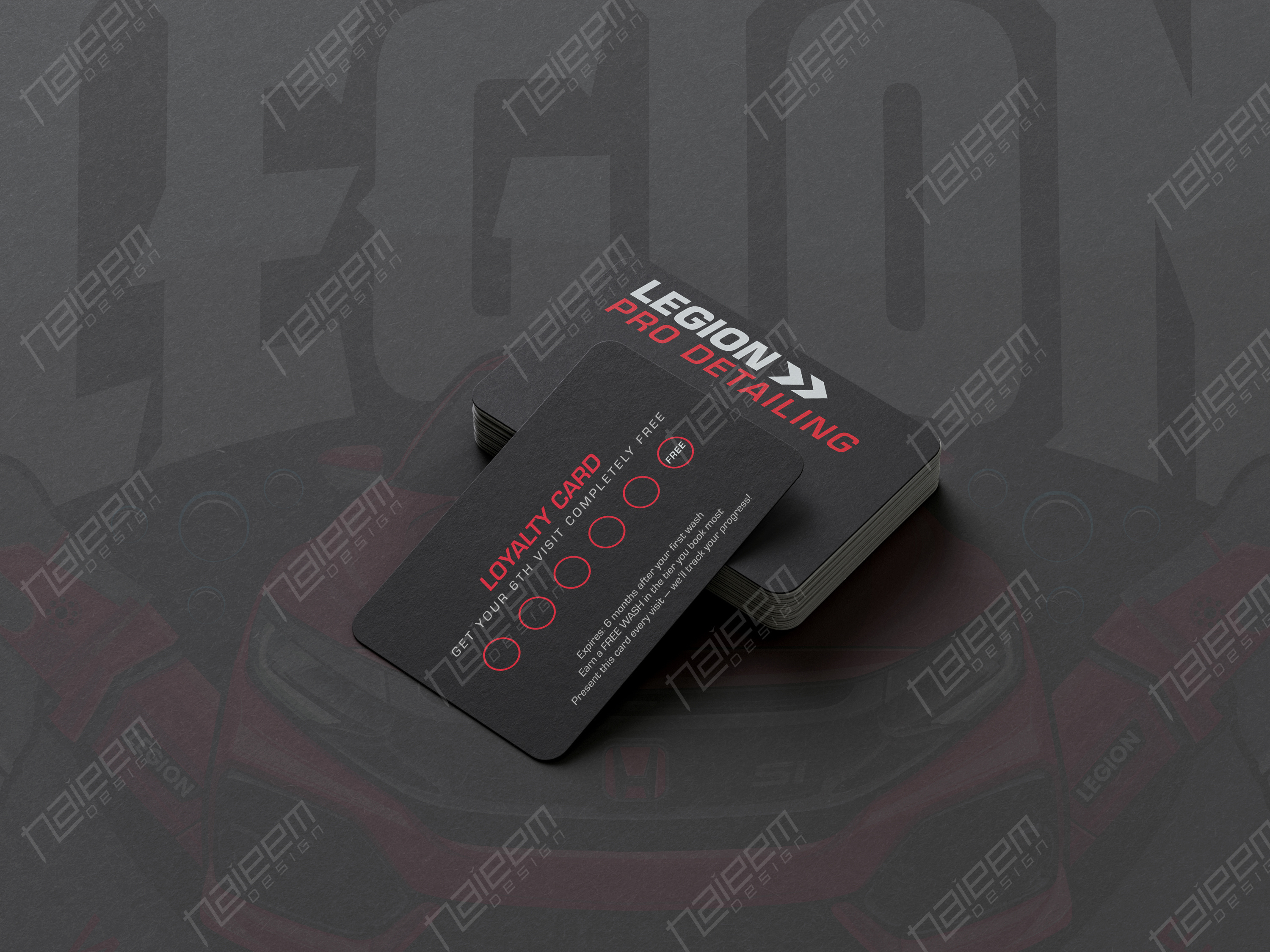 Example of Full Car Detailing Brand Identity Design