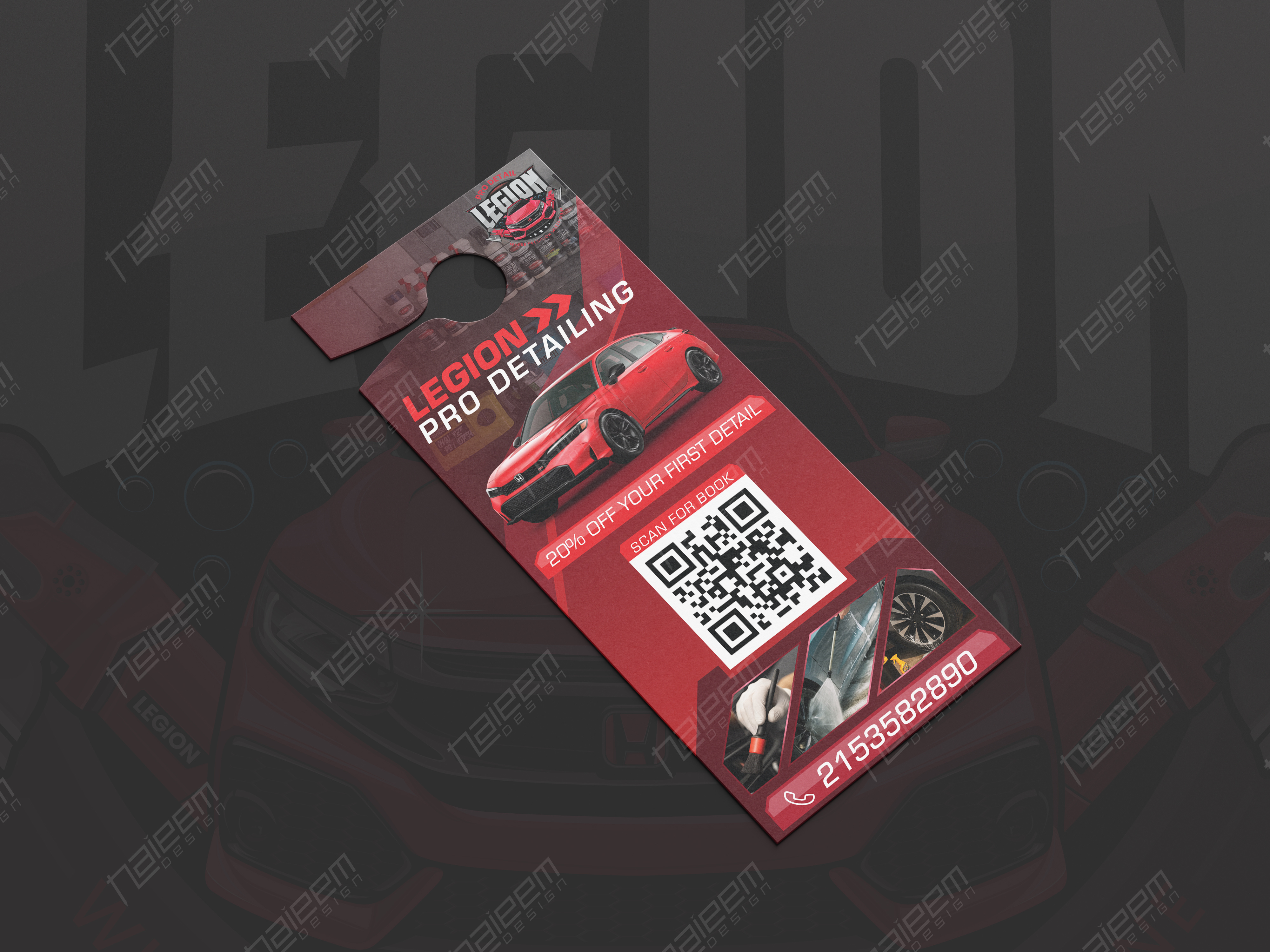 Example of Full Car Detailing Brand Identity Design