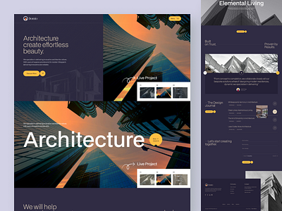 Domio - Architecture Design Website | Landing Page architecture architecturelovers branding building clean construction creative design figma design homedecor interiordesign interiordesigner interiors landing page luxury minimal photography photooftheday realestate website