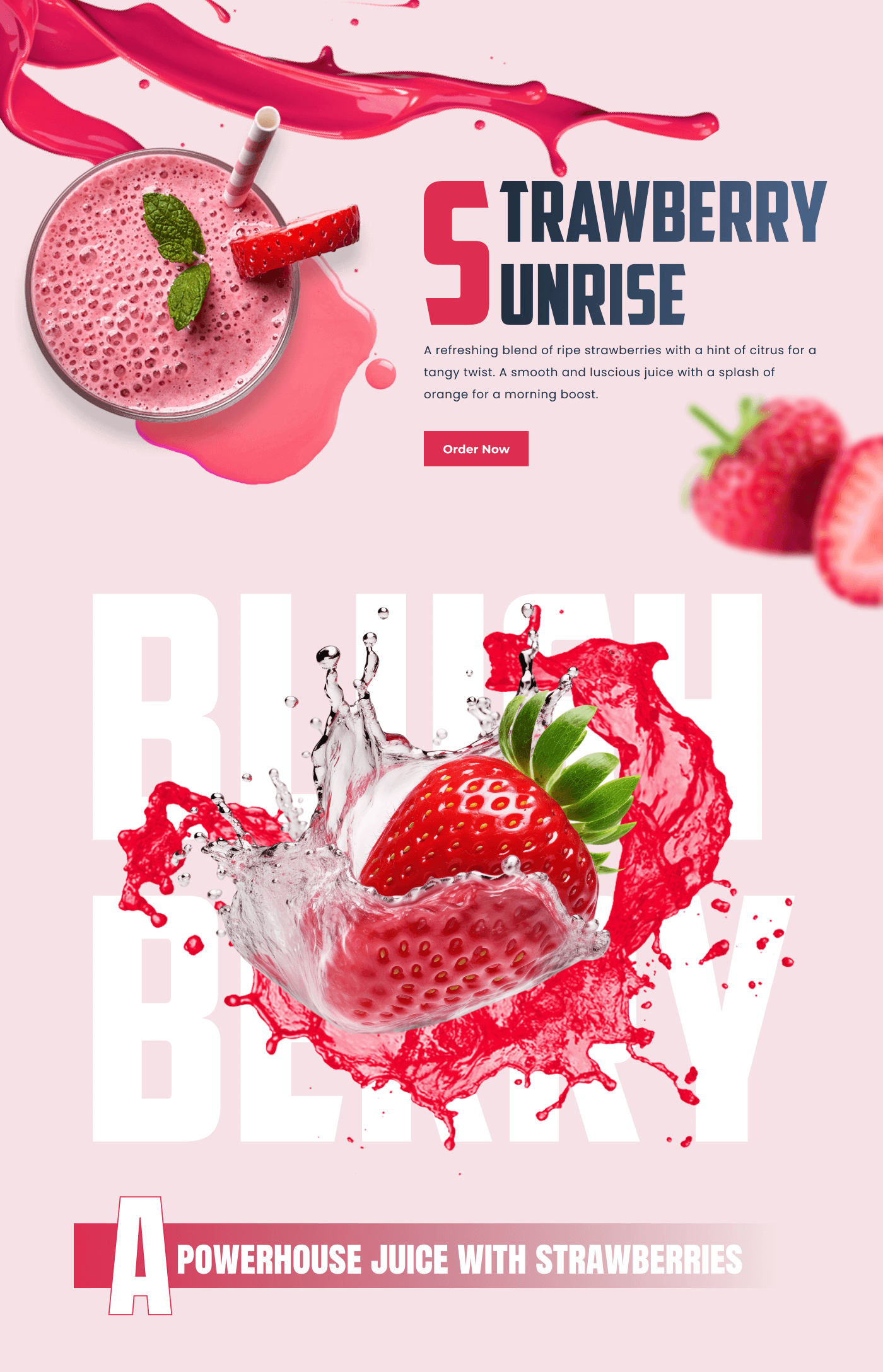 Stunning Banner Design Inspired By Strawberry design graphic design illustration logo strawberry website