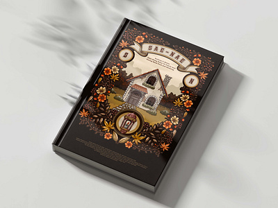 Hand-Drawn Book Cover Design artwork book cover book design branding clothing digital art drawing graphic design hand draw illustration print design tshirt tshirt design