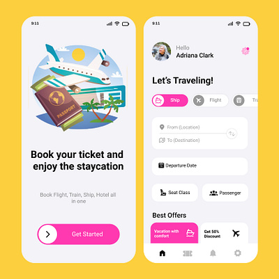 Ticket Booking App - UIDesignz