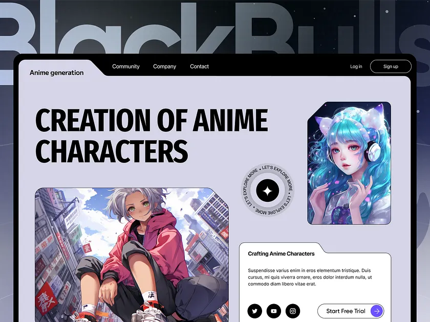 Anime UI designs, themes, templates and downloadable graphic elements ...