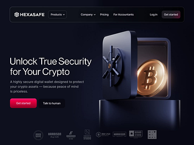 Hexasafe - Cold Wallet web Integration 3d 3d render 3danimation 3dart 3dmodeling 3drender blender blender3d cgi design hero design illustration motiondesign productanimation safeanimation ui uiintegration visualization webdesign webinterface
