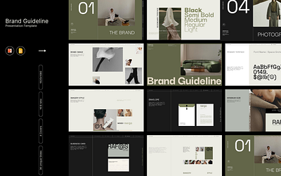 R@fas | Brand Guideline Template Design. typography guideline