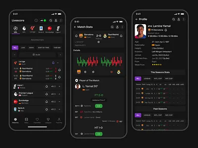 Soccer Live App UI/UX app design app ui ux live soccer app liveappuiux livescoreapp livesoccerapp sports app ui sportsliveapp sportsplatform ui ux design user interface user interface design