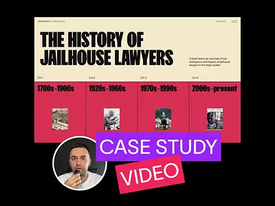 Case Study Video: Flashlights History Web Design animation design design studio graphic design illustration interaction interface landing landing page motion graphics ui ux webdesign website development
