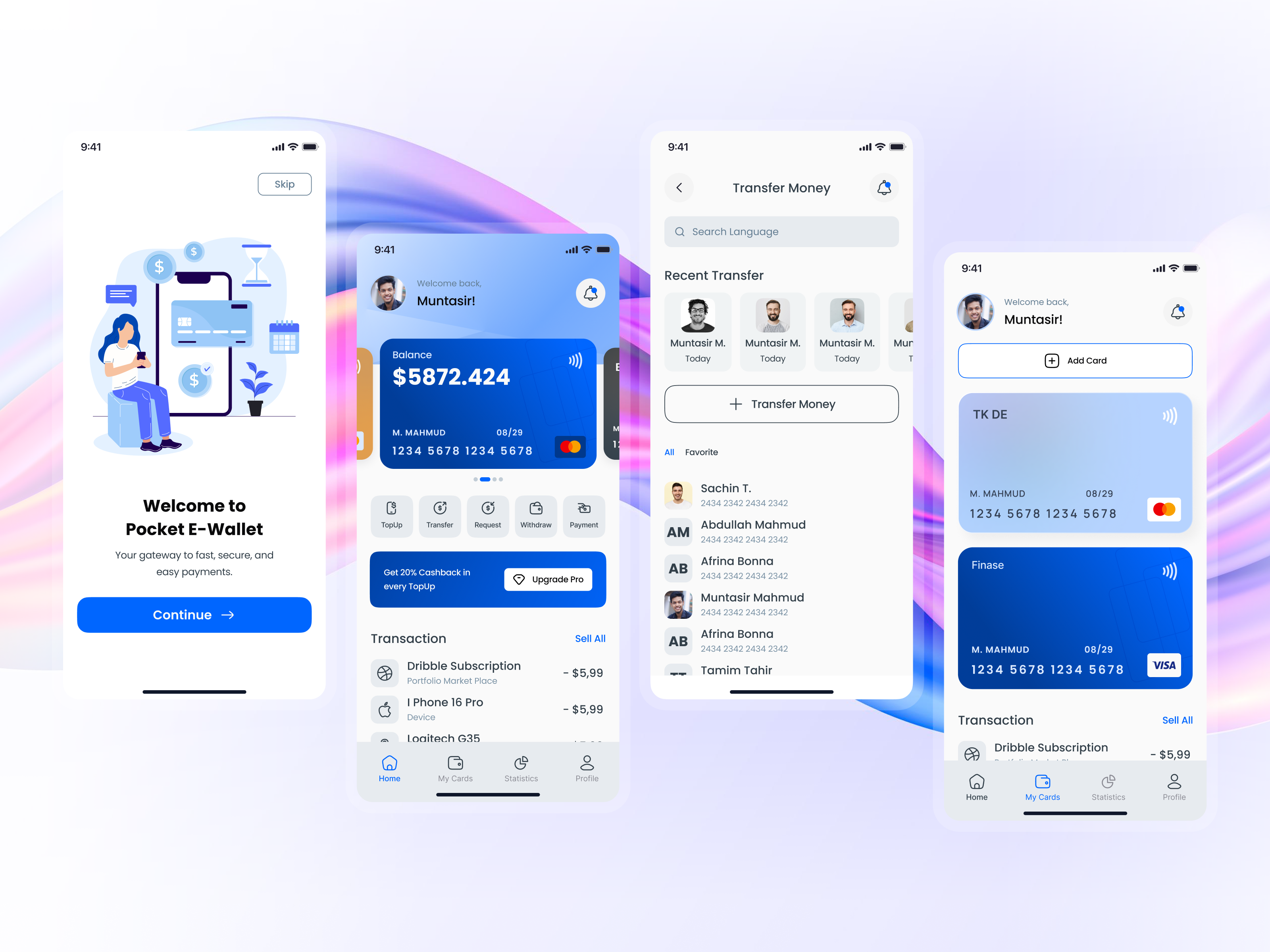 Example of Minimal Mobile App Design