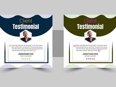 Elegant Client Testimonial Design happyclientdesign